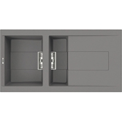 Zlewozmywak Elleci SMART 475 KERATEK K97 LIGHT GREY LKI47597SMT